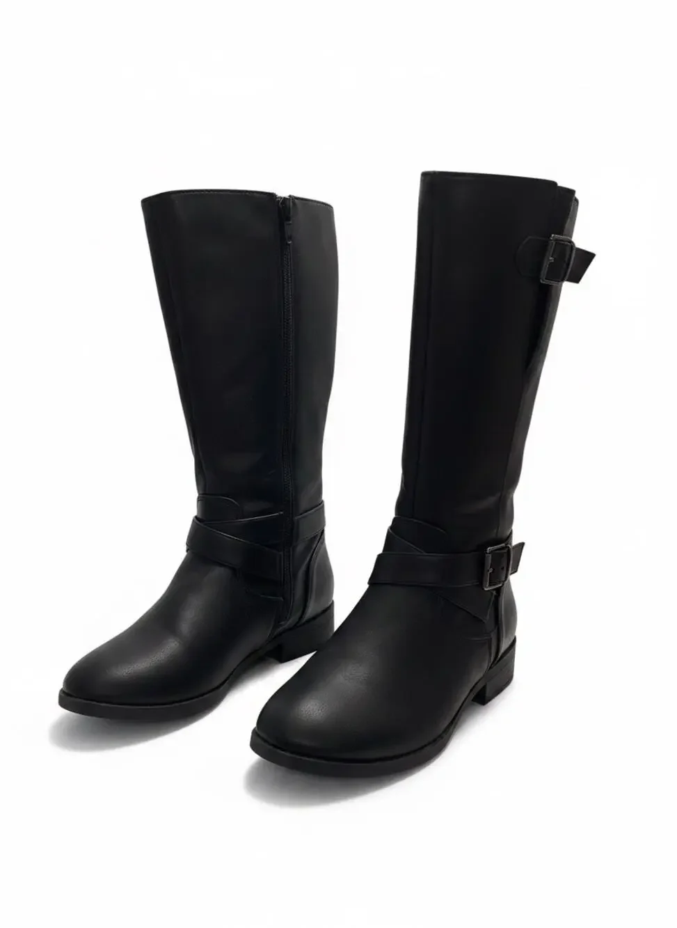 Thereabouts Girl’s 13M black Remi Whimsygoth knee-high equestrian riding boots